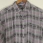 Tommy Bahama Men's Size M Cotton Blend Long Sleeve Button Down Pink Plaid Shirt