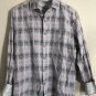 Tommy Bahama Men's Size M Cotton Blend Long Sleeve Button Down Pink Plaid Shirt