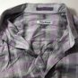 Tommy Bahama Men's Size M Cotton Blend Long Sleeve Button Down Pink Plaid Shirt