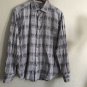 Tommy Bahama Men's Size M Cotton Blend Long Sleeve Button Down Pink Plaid Shirt