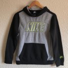 Nike Boys sweatshirt Pullover Hoodie Youth size Large gray Black Mint trim Nike Boys sweatshirt Pullover Hoodie Youth size Large gray Black Mint trim