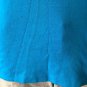 Lauren Ralph Lauren Women's Blue Top Size M White Collared Blouse