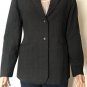Ann Taylor Womens Gray Plaid Wool Blend Suit Blazer Jacket Sz 6