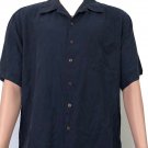 Tommy Bahama Hawaiian Short Sleeves Blue 100% Silk Mens Shirt Sz M Tommy Bahama Hawaiian Short Sleeves Blue 100% Silk Mens Shirt Sz M
