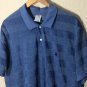 Brooks Brothers performance men's S/S Slim Fit Polo Shirt Striped Blue Size XXL