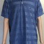 Brooks Brothers performance men's S/S Slim Fit Polo Shirt Striped Blue Size XXL
