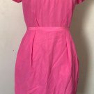 J.Crew Women's Round Neck Solid Pink Sheath Dress Size 2 J.Crew Women's Round Neck Solid Pink Sheath Dress Size 2