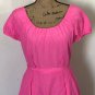 J.Crew Women's Round Neck Solid Pink Sheath Dress Size 2