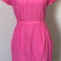 J.Crew Women's Round Neck Solid Pink Sheath Dress Size 2