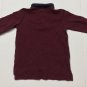 Polo Ralph Lauren Boys Polo Shirt Maroon/Navy Long Sleeve Sz Size 5