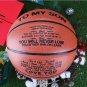 Basketball Mother to Son âTo My Son from Momâ Engraved Ball, Pump Included