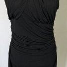 Ann Taylor Women's Sleeveless Black Ruched Sheath Dress Sz 8 Ann Taylor Women's Sleeveless Black Ruched Sheath Dress Sz 8