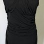 Ann Taylor Women's Sleeveless Black Ruched Sheath Dress Sz 8