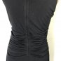 Ann Taylor Women's Sleeveless Black Ruched Sheath Dress Sz 8