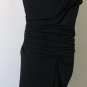 Ann Taylor Women's Sleeveless Black Ruched Sheath Dress Sz 8