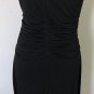 Ann Taylor Women's Sleeveless Black Ruched Sheath Dress Sz 8