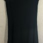 Lauren Ralph Lauren Fit and Flare Short Sleeve Black w/ 2 Bottom Stripes Sz M