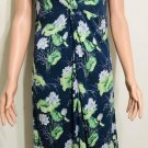 Tommy Bahama Womens 100% Silk Floral V Neck Sleeveless Dress Sz M(8-10) Tommy Bahama Womens 100% Silk Floral V Neck Sleeveless Dress Sz M(8-10)