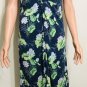 Tommy Bahama Womens 100% Silk Floral V Neck Sleeveless Dress Sz M(8-10)