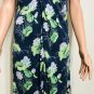 Tommy Bahama Womens 100% Silk Floral V Neck Sleeveless Dress Sz M(8-10)