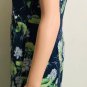 Tommy Bahama Womens 100% Silk Floral V Neck Sleeveless Dress Sz M(8-10)