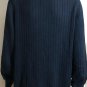 Brooks Brothers Sweater Men's Size XL Navy Blue Ribbed Knit 1/4 Zip Pima Cotton