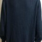 Brooks Brothers Sweater Men's Size XL Navy Blue Ribbed Knit 1/4 Zip Pima Cotton