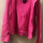 Ralph Lauren Girls Pink Zip Up Cardigan Hooded Sweater Kids Sz 5