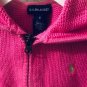 Ralph Lauren Girls Pink Zip Up Cardigan Hooded Sweater Kids Sz 5