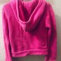 Ralph Lauren Girls Pink Zip Up Cardigan Hooded Sweater Kids Sz 5