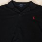 Polo Ralph Lauren Shirt Mens Sz XL Black Short Sleeve Custom Fit Red Logo