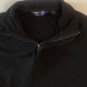 Polo Golf Ralph Lauren Menâs Long Sleeve Black 1/4 Zip Patch Elbow Shirt Sz L