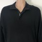Polo Golf Ralph Lauren Menâs Long Sleeve Black 1/4 Zip Patch Elbow Shirt Sz L
