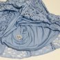 Leslie Fay Fit  and Flare Lace Blue Sleeveless Dress Sz 4