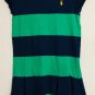 Polo Ralph Lauren Girls Striped Stretch Short Sleeve Dress Size 6X