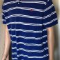 Polo Ralph Lauren Mens Polo size XL Blue White Stripe short Sleeve Shirt