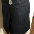 Burberry Blue Label Solid Black Khaki Mini Wrap Skirt Womens Rare Burberry Blue Label Solid Black Khaki Mini Wrap Skirt Womens Rare