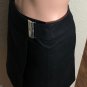 Burberry Blue Label Solid Black Khaki Mini Wrap Skirt Womens Rare