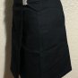 Burberry Blue Label Solid Black Khaki Mini Wrap Skirt Womens Rare