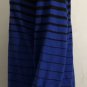 Neiman Marcus Women's Superfine 100% Cashmere Red, Blue Striped Sweater L