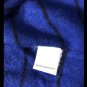 Neiman Marcus Women's Superfine 100% Cashmere Red, Blue Striped Sweater L