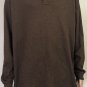 Polo Ralph Lauren Men Size XL Brown Long Sleeves Polo Shirt