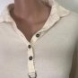 Lauren Ralph Lauren Womens 3/4 Sleeve Helen Knit Top Shirt RLL Logo Sz Petite L