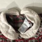 Ralph Lauren  Red Green White Plaid Peter Pan Smocked Dress Baby Girls Sz 6M