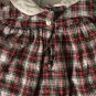 Ralph Lauren  Red Green White Plaid Peter Pan Smocked Dress Baby Girls Sz 6M