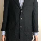 Ermenelgildo Zegna Mens 100% Wool Blazer Jacket Black Size L Ermenelgildo Zegna Mens 100% Wool Blazer Jacket Black Size L