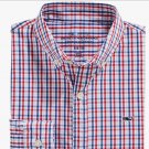 Vineyard Vines Kids Boys Multicolor On-The-Go Performance Wale Shirt Sz 5