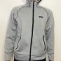 Patagonia Mens S Full Zip Fleece Hooded Jacket Gray