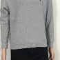 Polo Ralph Lauren Mens L/S Solid Crewneck Thermal Waffle Pullover Gray Shirt M