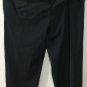 NWT Stafford Essential Classic Fit Year Around Flat Front Mens Black Pant Sz 40